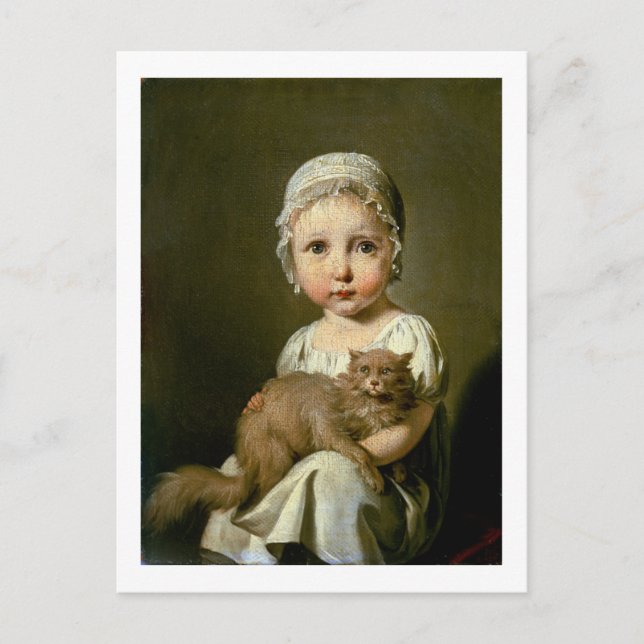 Cartão Postal Gabrielle Arnault (1811-72) 1813 (óleo na canvas) (Frente)