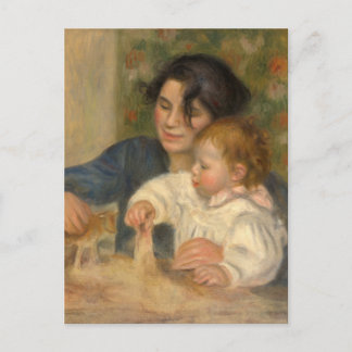 Cartão Postal Gabrielle et Jean por Pierre-auguste Renoir