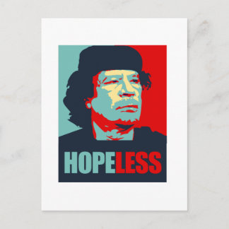 CARTÃO POSTAL GADDAFI É ESPERANTE