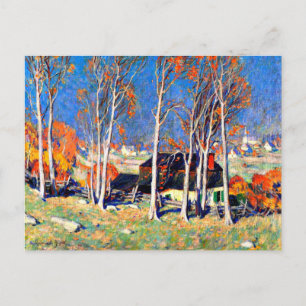 Cartão Postal Gagnon - Aldeia Solitária no Saint Laurence