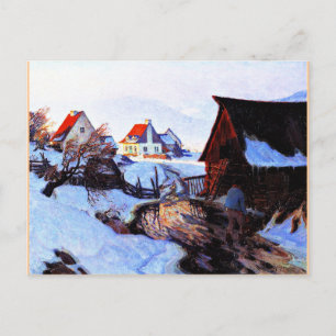 Cartão Postal Gagnon - Early Morning em março