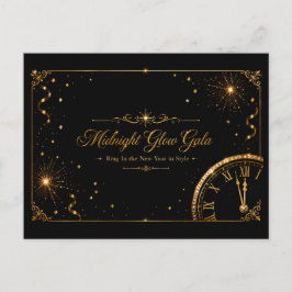 Cartão Postal Gala Brilho da Meia-Noite Obrigado