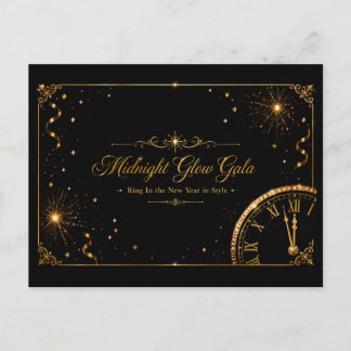 Cartão Postal Gala Brilho da Meia-Noite Obrigado