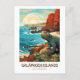 Cartão Postal Galápagos Ilhas Viagem de Arte (Frente)