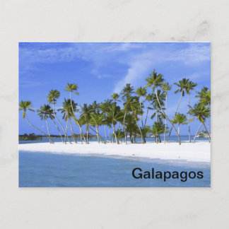 Cartão Postal Galápagos - praia