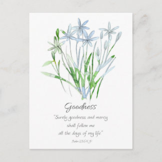 Cartão Postal Galatians Fruit of the Spirit Goodness Scripture 