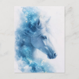Cartão Postal Galáxia do Cavalo Branco Nebulosa e Estrela do Céu