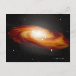 Cartão Postal Galáxia Espiral 3