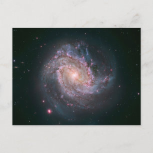 Cartão Postal Galáxia Espiral Barrada Messier 83. 2