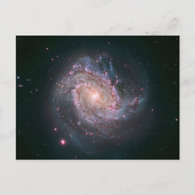 Cartão Postal Galáxia Espiral Barrada Messier 83. 2 (Frente)