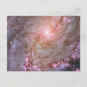 Cartão Postal Galáxia Espiral M83, Ablaze Com Formação De Estrel