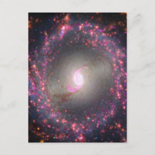 Cartão Postal Galáxia Espiral Ngc 3351.