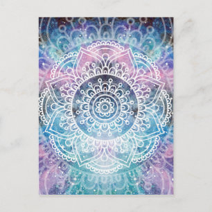 Cartão Postal Galaxy Mandala