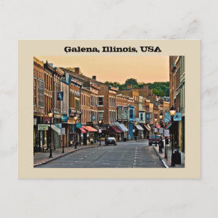 Cartão Postal Galena, Illinois, EUA