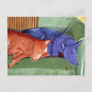 Cartão Postal galeria de batatas do sofá