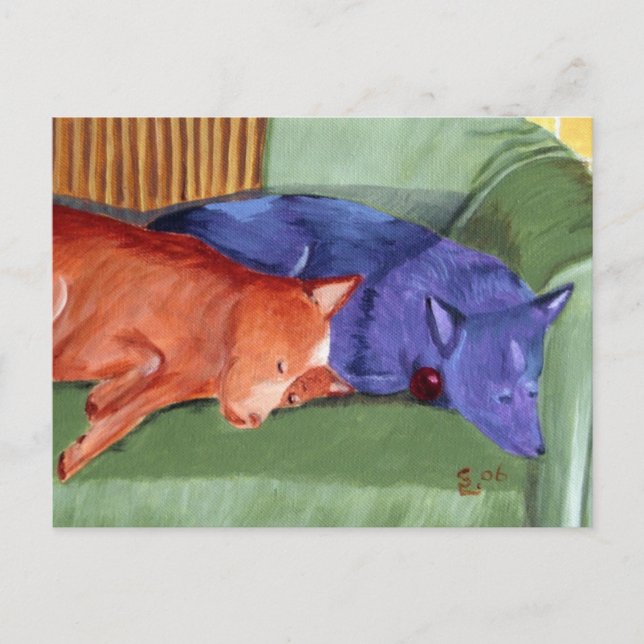 Cartão Postal galeria de batatas do sofá (Frente)