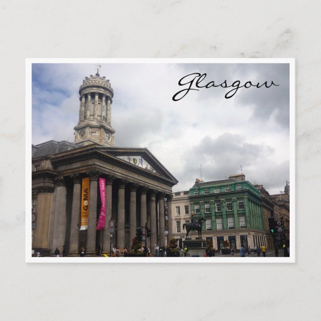 Cartão Postal galeria glasgow arte moderna (Frente)