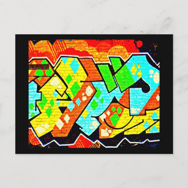 Cartão Postal Galeria Postcard-Abstrato/Grafite Diversos 19 (Frente)