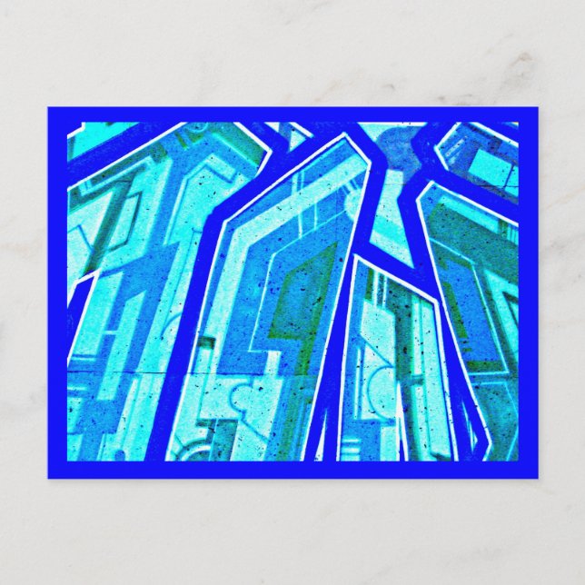 Cartão Postal Galeria Postcard-Abstrato/Grafite Diversos 24 (Frente)