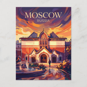 Cartão Postal Galeria Tretyakov Rússia