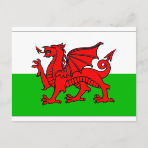 Cartão Postal Gales Flag
