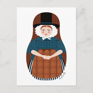 Cartão Postal Galês Matryoshka