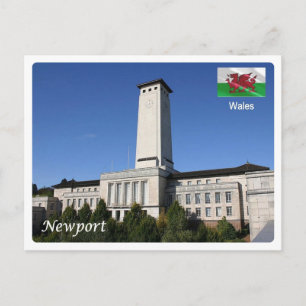 Cartão Postal Gales - Newport -