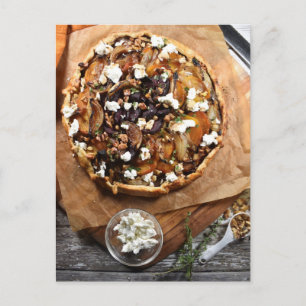 Cartão Postal Galeta de Queijo de Capim de Beet Fotografia comid