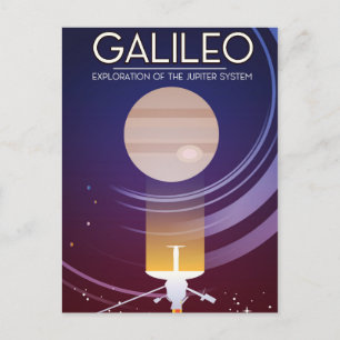 Cartão Postal Galileo - Exploração do sistema Júpiter