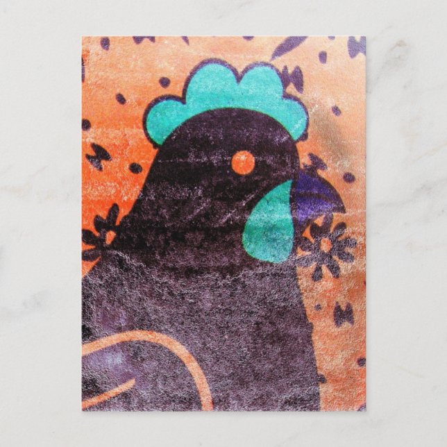 Cartão Postal Galinha Digital (Frente)