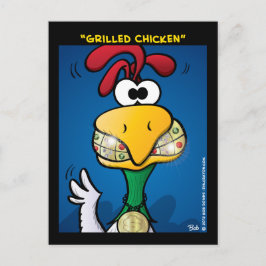 Cartão Postal "Galinha grelhada"
