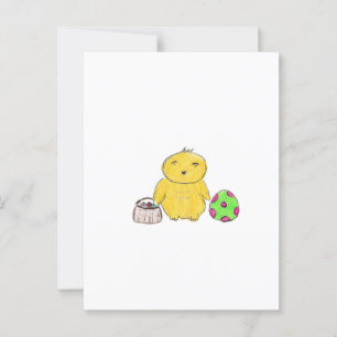 Cartão Postal Galinha páscoa