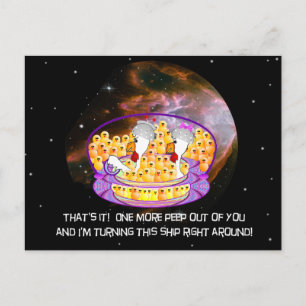 Cartão Postal Galinhas do Espaço