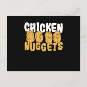 Cartão Postal Galinhas Nuggets