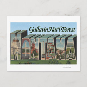 Cartão Postal Gallatin Nat'l Forest, Montana