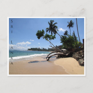 Cartão Postal galle de praia de unawatuna