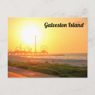 Cartão postal Galveston Sunrise