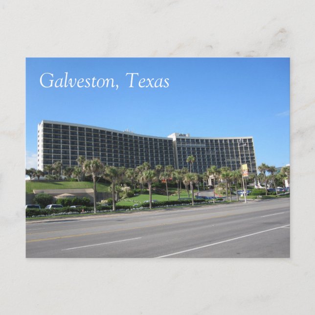Cartão Postal Galveston, Texas Postcard (Frente)