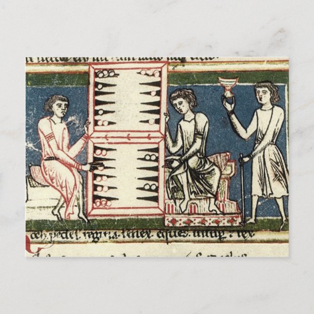 Cartão Postal Gamão (Frente)