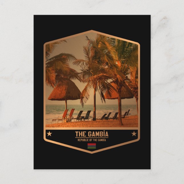 Cartão Postal Gâmbia (Frente)