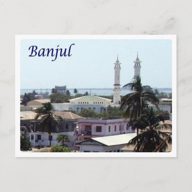 Cartão Postal Gâmbia - Banjul - (Frente)