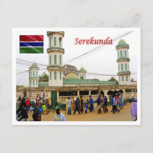 Cartão Postal Gâmbia - Serekunda - Mesquita de Bundung -