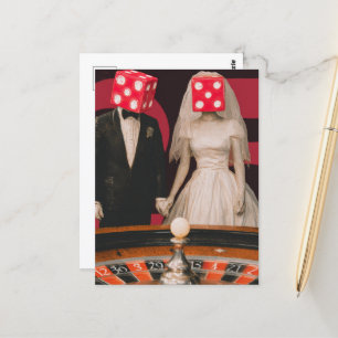 Cartão Postal Gamble on Casamento Surreal