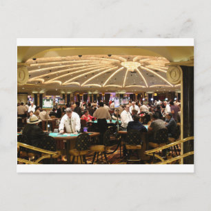 Cartão Postal Gambling Roulette Casino Gamble Money Vegas