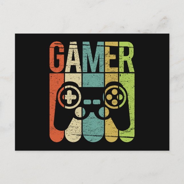 Cartão Postal Gamer Game Controller (Frente)