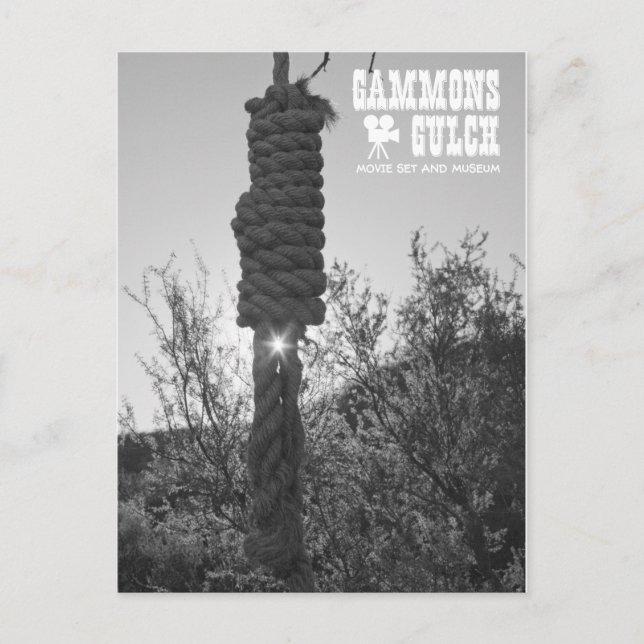 Cartão postal Gammons Gulch Souvenir (Frente)
