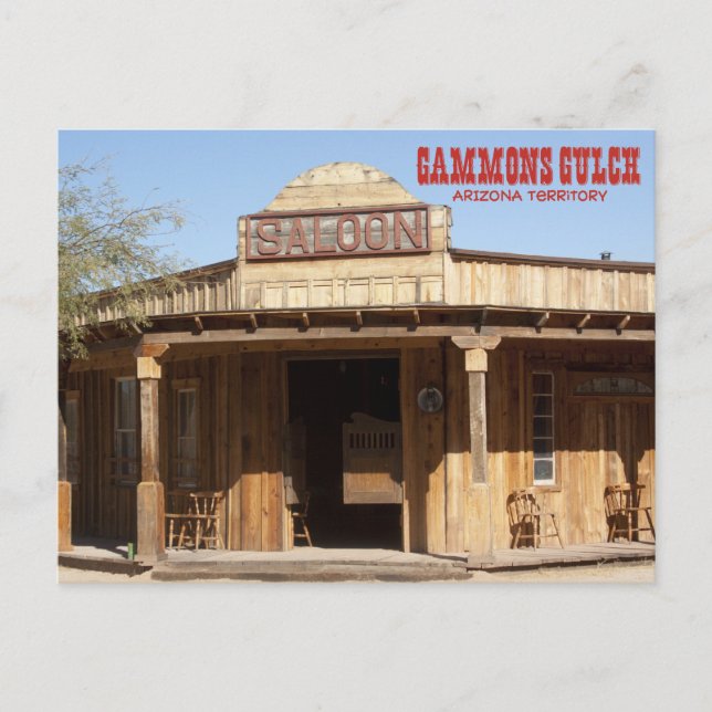 Cartão postal Gammons Gulch Souvenir (Frente)