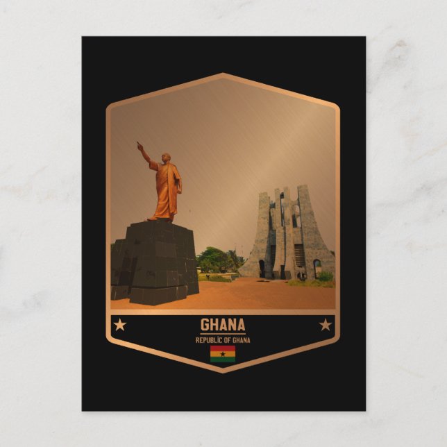 Cartão Postal Gana (Frente)