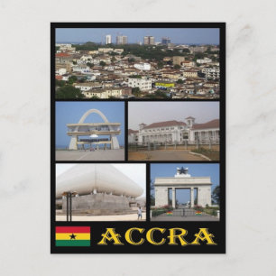 Cartão Postal Gana - Accra - Mosaico -