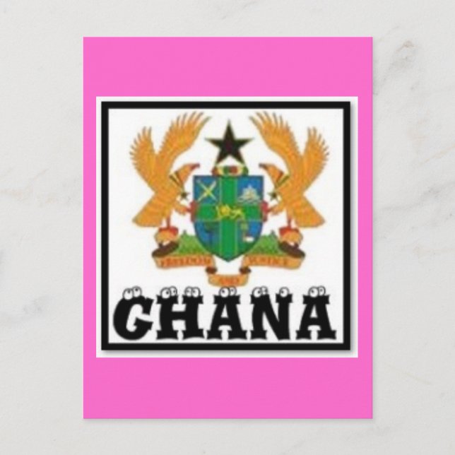 Cartão Postal Gana (África) (Frente)